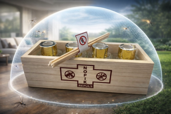 Alternative view of ORGANISEUR BAMBOU - DIFFUSEUR ECRAN BARRIÈRE ANTI MOUSTIQUES