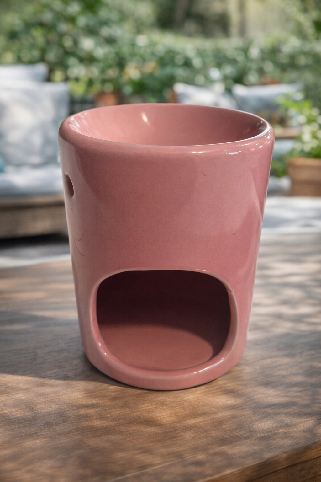 Fondeur de fondants et huiles essentielles en céramique Rose Flamant Rose – Image 3