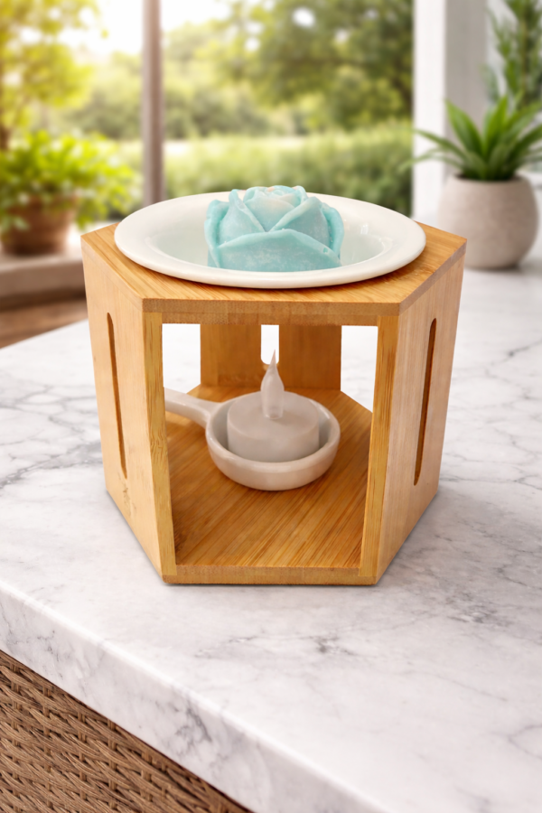 Fondeur de fondants et huiles essentielles en bambou