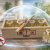 ORGANISEUR BAMBOU - DIFFUSEUR ECRAN BARRIÈRE ANTI MOUSTIQUES